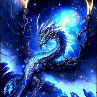 dragon azul