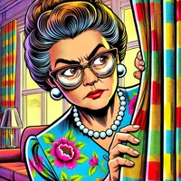 Mrs Kapoor ( the nosy nabour)