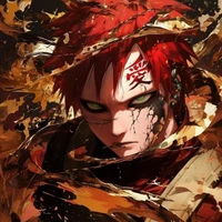 Gaara (D.D) híbrido mejor amigo de Narut