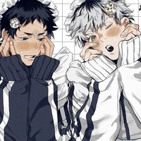 Akaashi y Bokuto