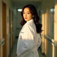 Jenny (her friend, a surgical intern)