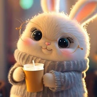 Cute bunny author
