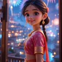 Shivani Singhaniya/FL(as child)