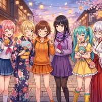 Group of girls