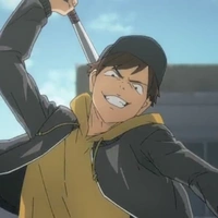 random boy school with a bat