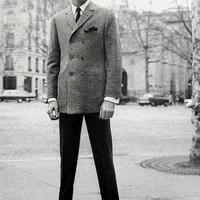 Black suit man