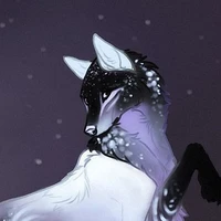 black wolf