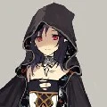 Lady with hood