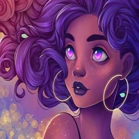 Cookie Amoah/purple blood/fl