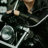 a motor biker