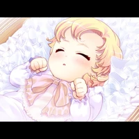 Angela as baby