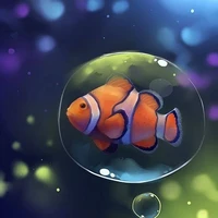 Red / FL Friend fish