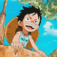 Luffy criança