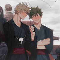 Deku et Bakugo 