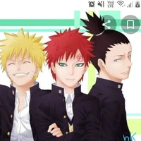 naruto, gaara y shikamaru