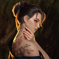 Galina Smith / fl bff / Black-rose