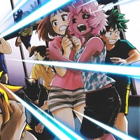 <{los tres}>{izuku,denki,mina}°