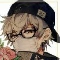 Unknown boy wearing mask