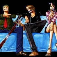 nuestros alfas (Zoro, Sanji y Robin)