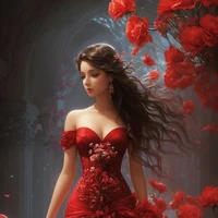 scarlet rose