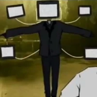 big TV man