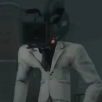 big cameraman white