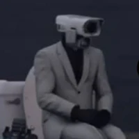 white cameraman