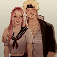 Sakura y Naruto