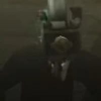 Large camera man