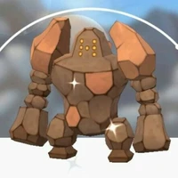 shinny regirock
