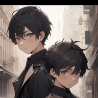 los gemelos (Jonathan y Jeremy de 7 año)