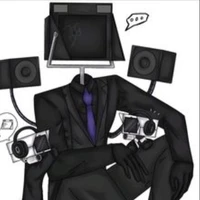 large tv man
