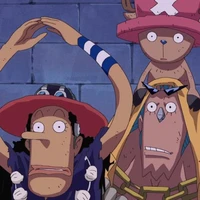 Usopp,Franky e Chopper