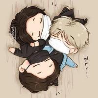 The maknaes(boys)