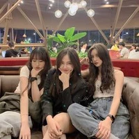 Trio Rainbow rose