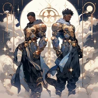 Kairon and Kratos Stark