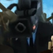 Large camera man