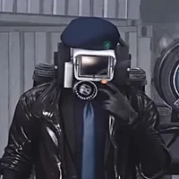 Camera Man Blue
