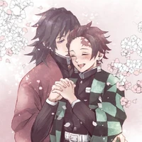 Tomioka y Tanjiro 